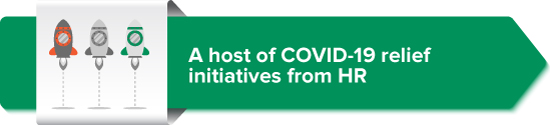 A host of COVID-19 relief initiatives from HR 