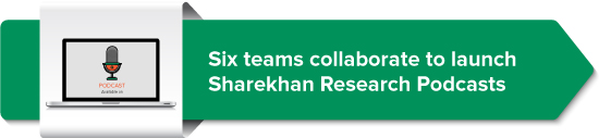 Six teams collaborate to launch Sharekhan Research Podcasts  