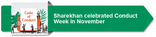 Sharekhan celebrated Conduct Week in November