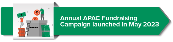 APAC Fundraising Campaign launched in May 2023 