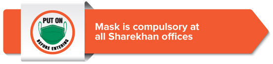 Mask is compulsory at all Sharekhan offices  