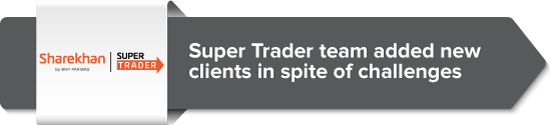 Super Trader team added new clients in spite of challenges 