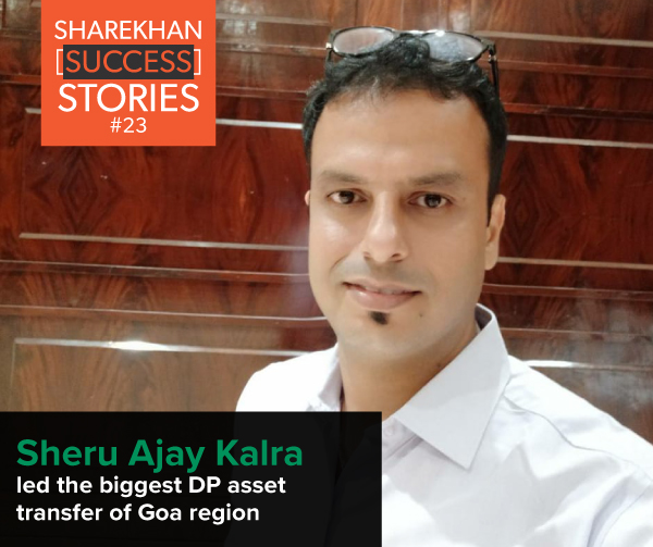 Sheru Ajay Kalra led the biggest
DP asset transfer of Mapusa branch 
